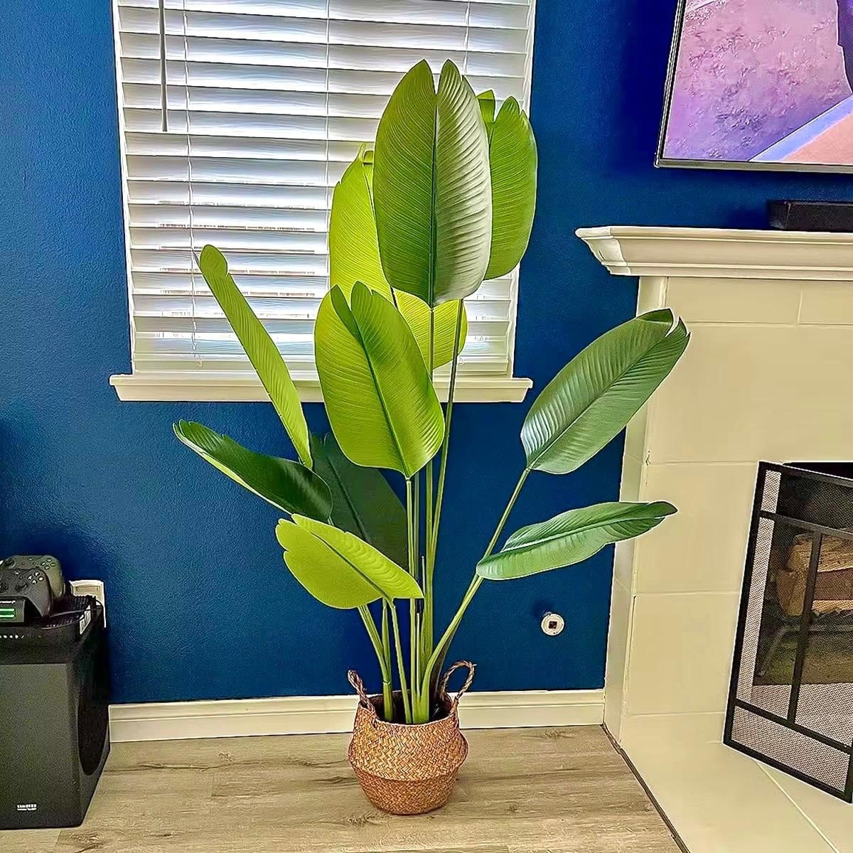 Woven Basket - Artificial Banana Plant 190x60cm