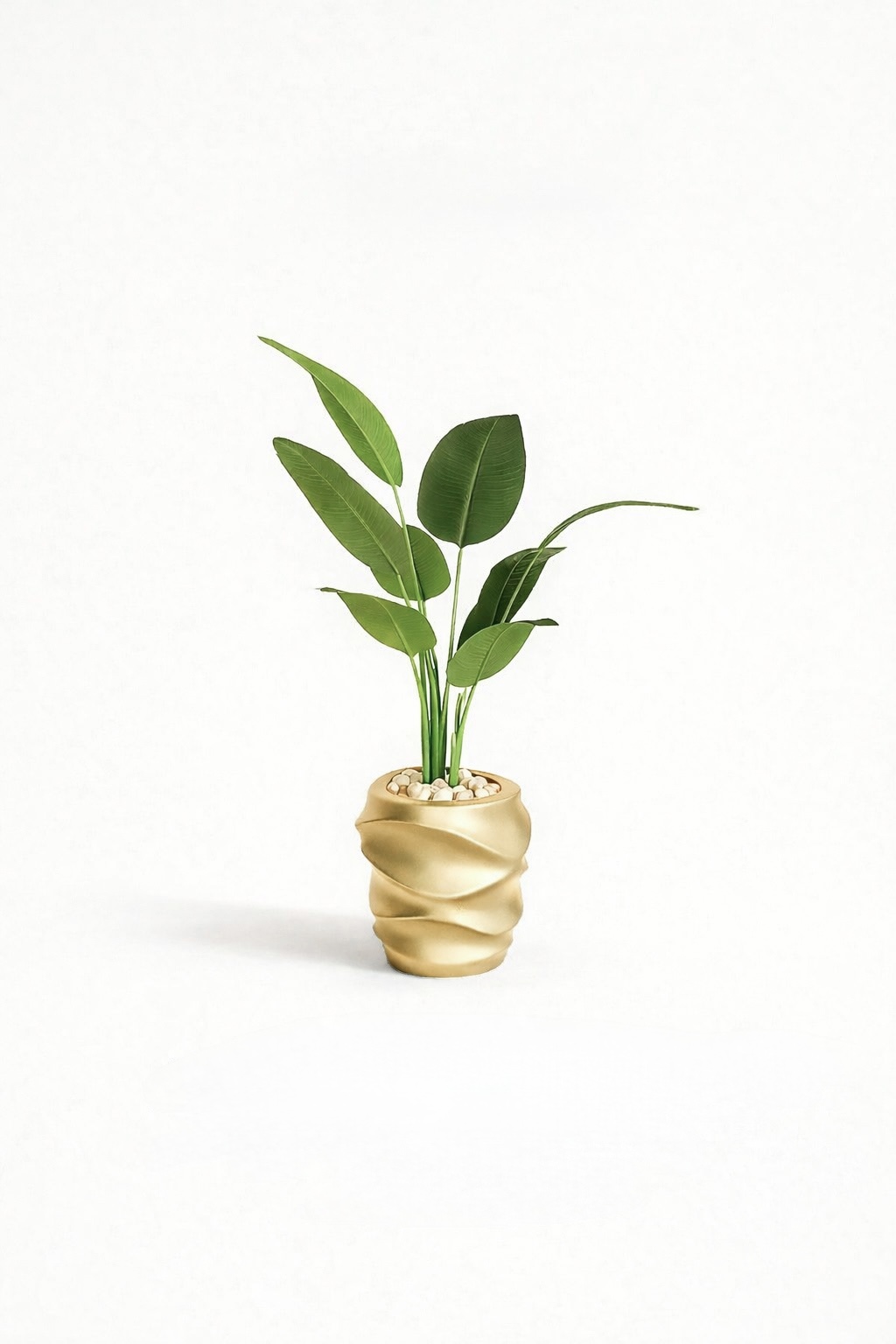 Fiberglass base - Leather leaves 135x50 cm