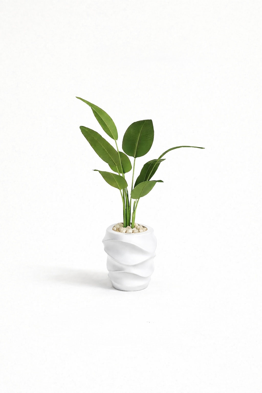 Fiberglass base - Leather leaves 135x50 cm