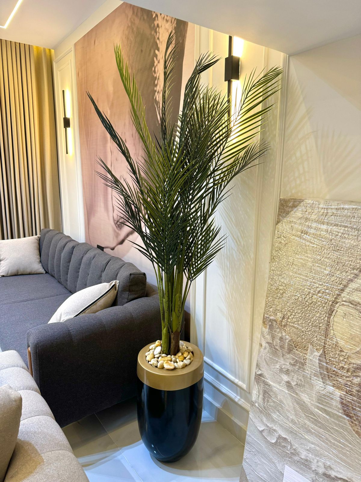 180x45cm - fiberglass plant pot - Artificial Palm Tree