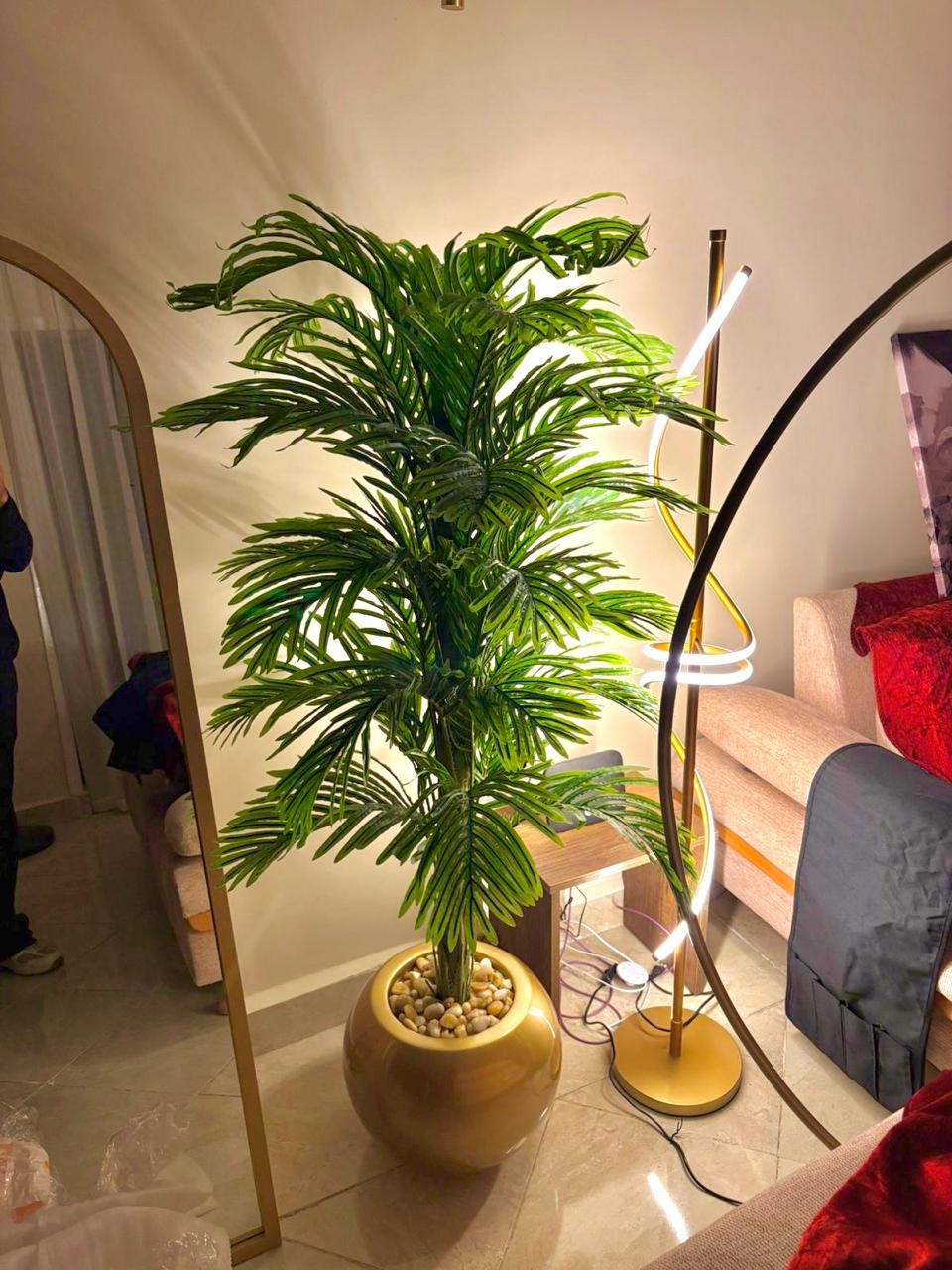 150x25cm - fibreglass plant pot - Palm tree
