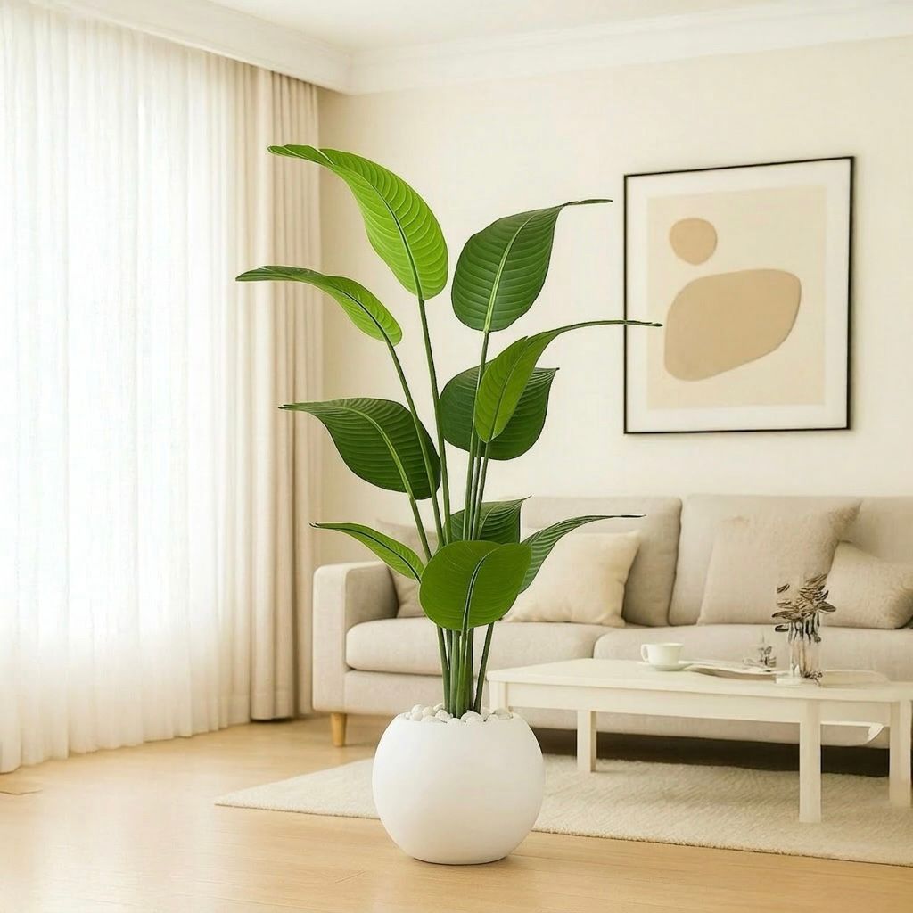 155x50cm - fiberglass plant pot - Artificial Banana Plant