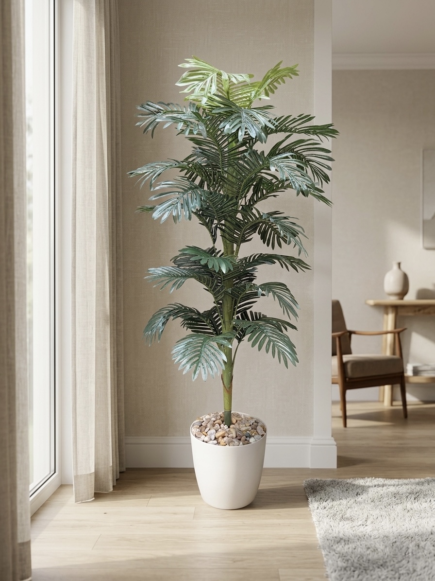 160x50cm - Plastic plant pot - Palm tree