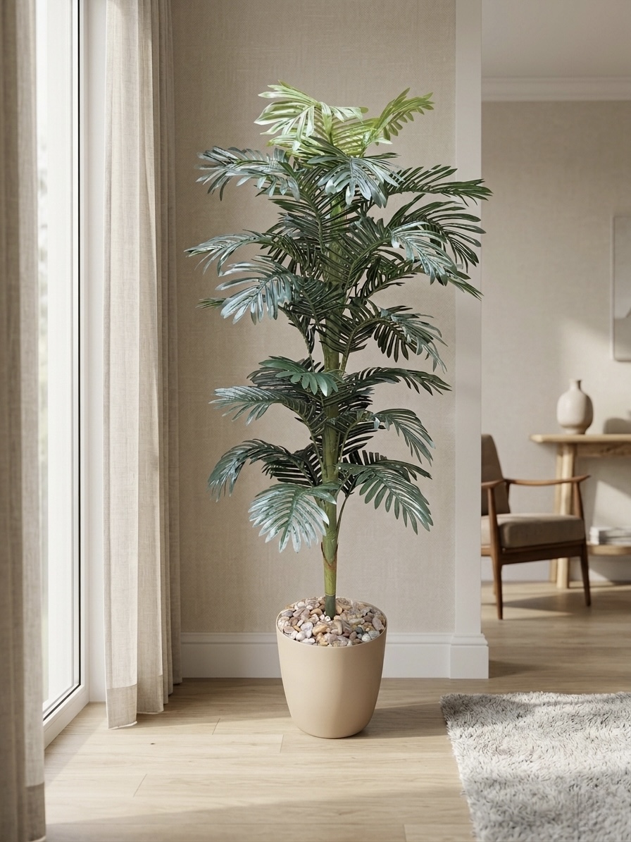 160x50cm - Plastic plant pot - Palm tree